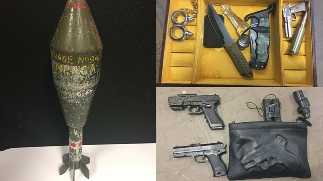 Article heading image for Military Grade Mortar, Guns And Drugs Found In Nerang Storage Shed