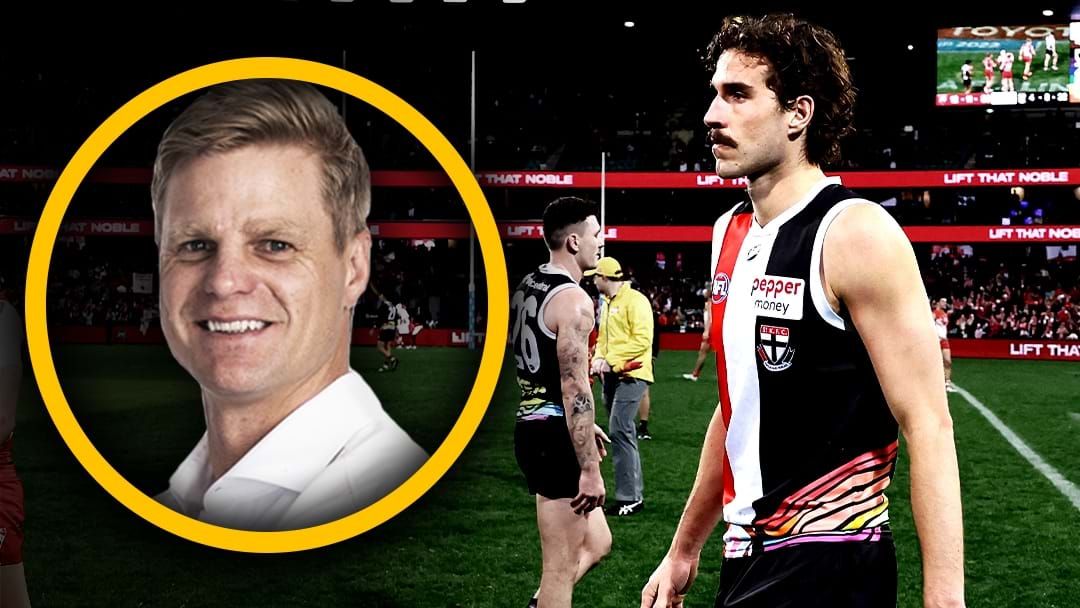 Article heading image for Nick Riewoldt On The Part Of His Game That "One Dimensional" Max King Needs To Work On