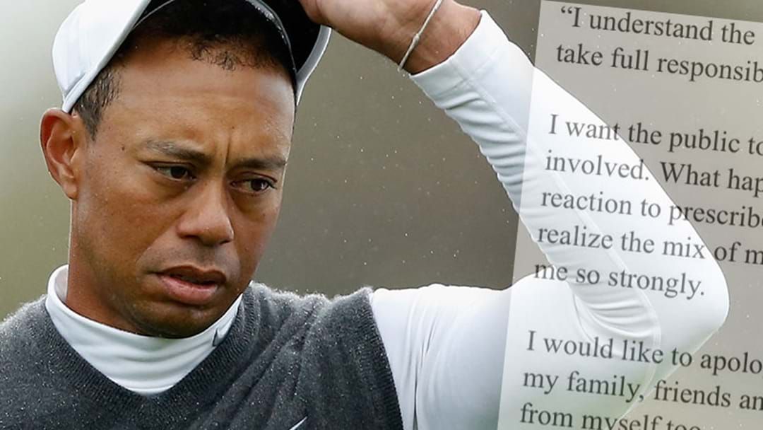Article heading image for Tiger Woods Releases Statement