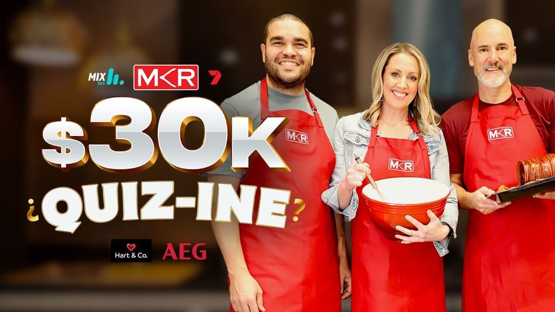  Competition heading image for Watch MKR to win $30k Quiz-ine!