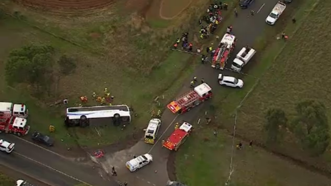 Article heading image for Multiple Children Remain In Hospital With “Traumatic” Injuries After Bus Crash