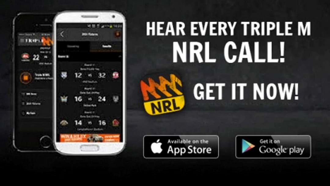 Article heading image for The Triple M NRL App - Available on iPhone and Android