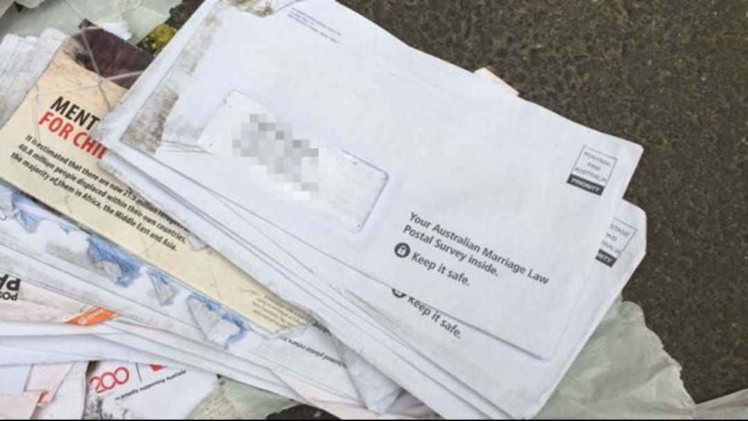 Second Lot Of Same Sex Marriage Survey Envelopes Found Dumped Triple M 5361