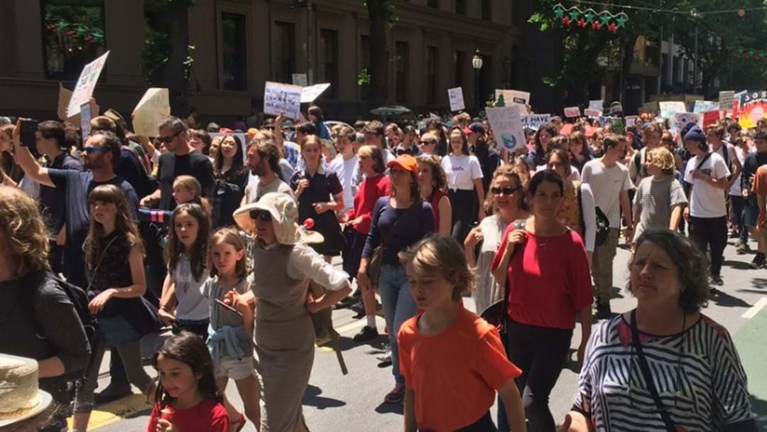 Article heading image for Thousands Of Aussie Kids Are Striking Right Now, Protesting For Climate Change Action From The Government