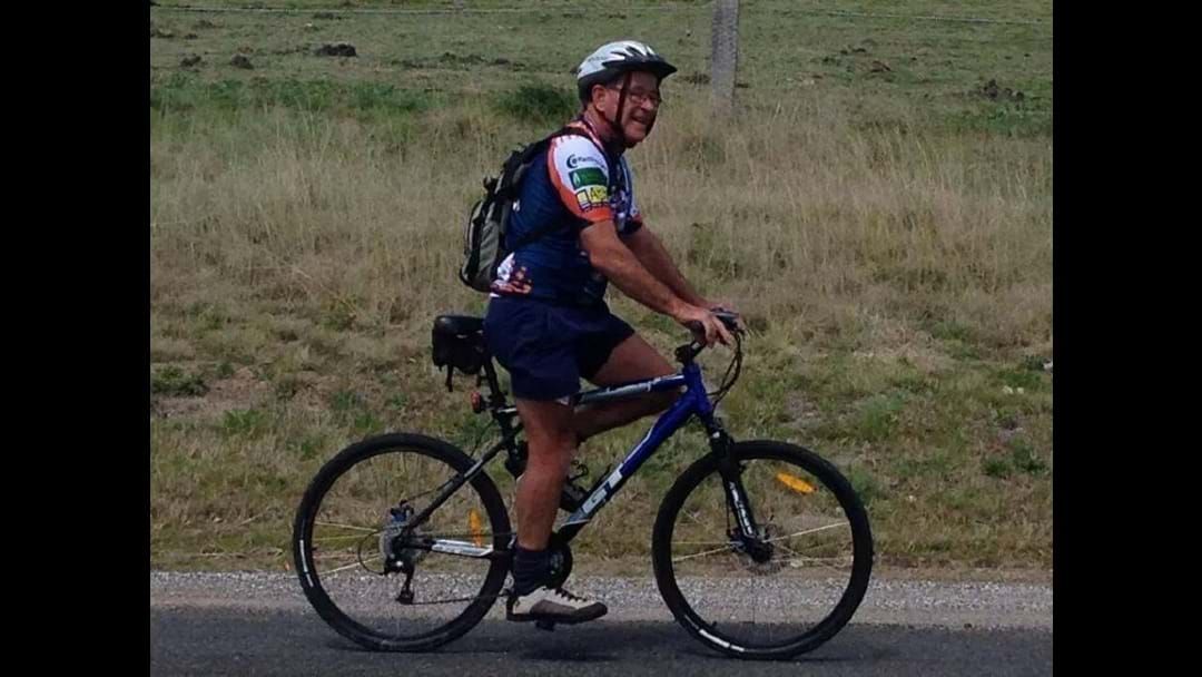 Article heading image for Rod Everingham from Wauchope is cycling 1400 kilometres from Cameron Corner to Wauchope, raising funds for Bear Cottage and The Kids' Cancer Project.