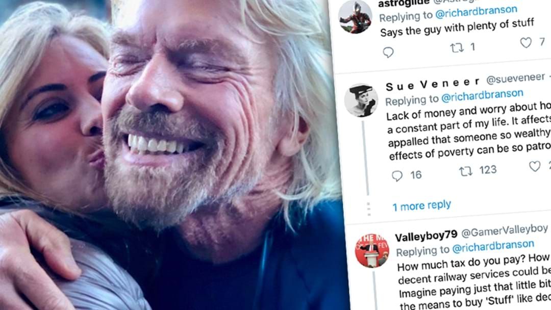 Article heading image for Billionaire Branson Made A Statement About True Happiness And Let’s Just Say It Didn’t Go Down Well