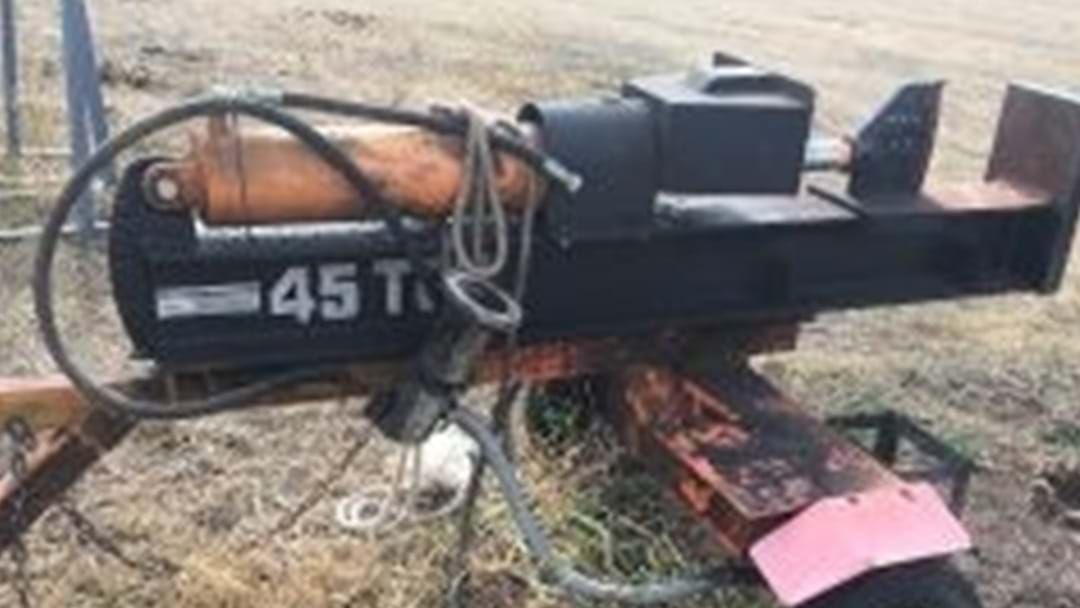 Article heading image for Police Asking for Public’s Help to Find Owner of Stolen Log-splitter
