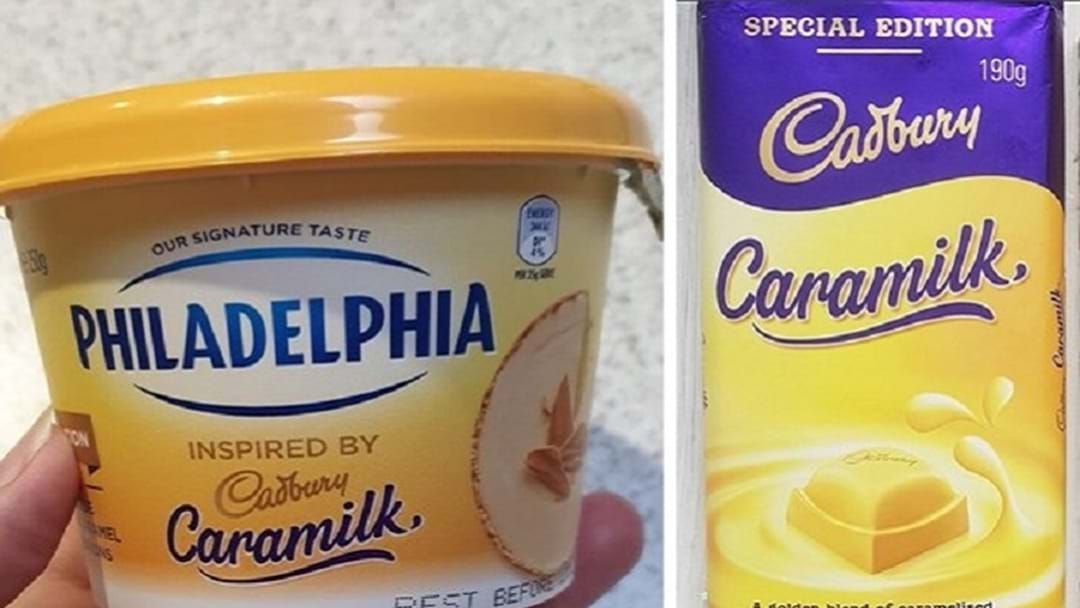 Article heading image for There Is A Caramilk Philadelphia Spread And OMG Give It To Us!