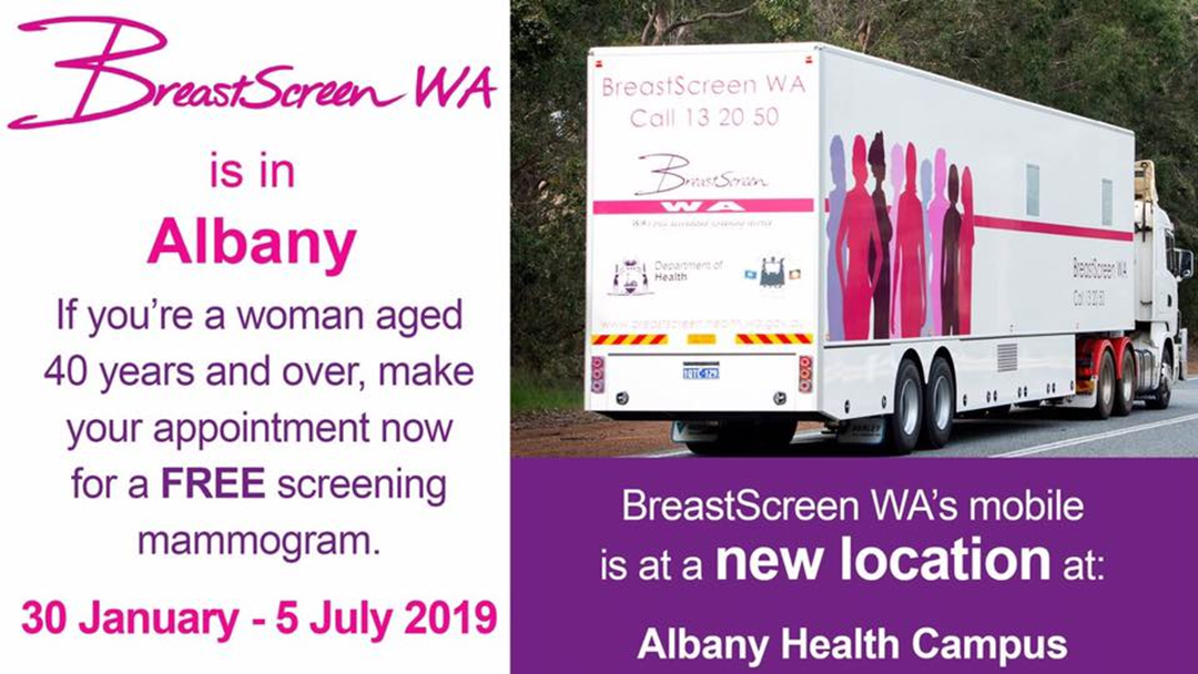 Article heading image for Breastscreen WA in Albany 