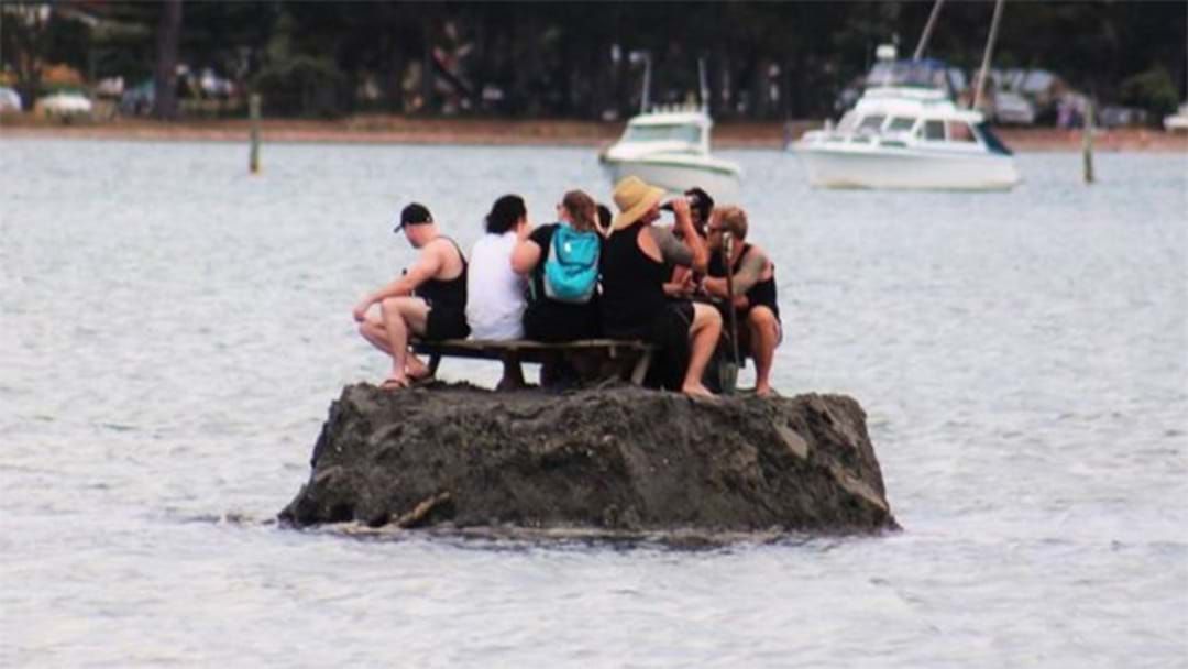 Article heading image for New Zealanders Dodge NYE Alcohol Ban By Building Their Own Island