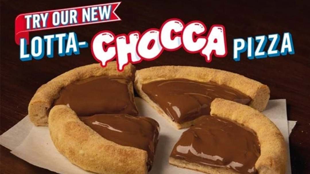Article heading image for Domino’s Just Dropped A Chocolate Pizza That You’re Gonna Want In Your Mouth