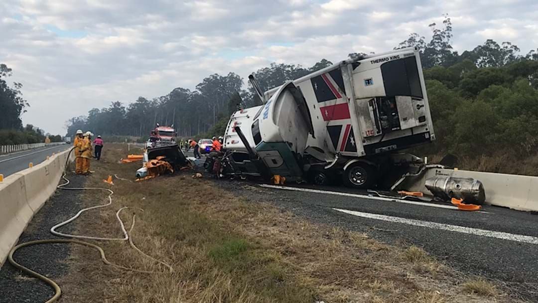 Article heading image for Glenugie Truck Crash Closes Pacific Highway