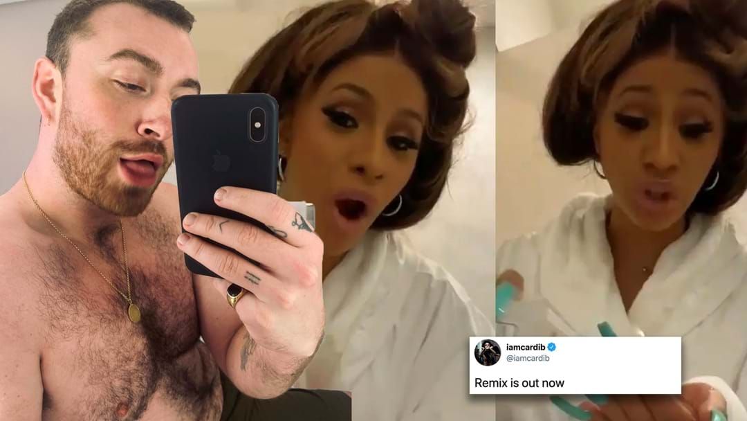 Article heading image for Cardi B Trolled The Internet By Dropping A Collab With Sam Smith