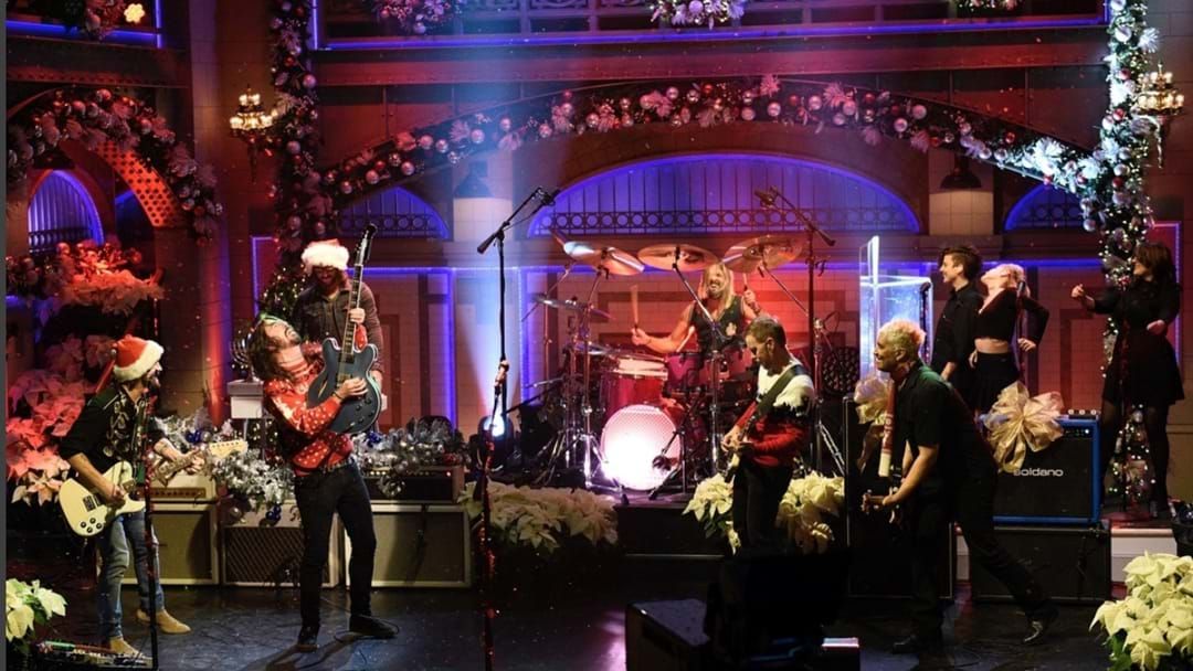 Article heading image for WATCH: Foo Fighters Perform The Best Christmas Special Ever
