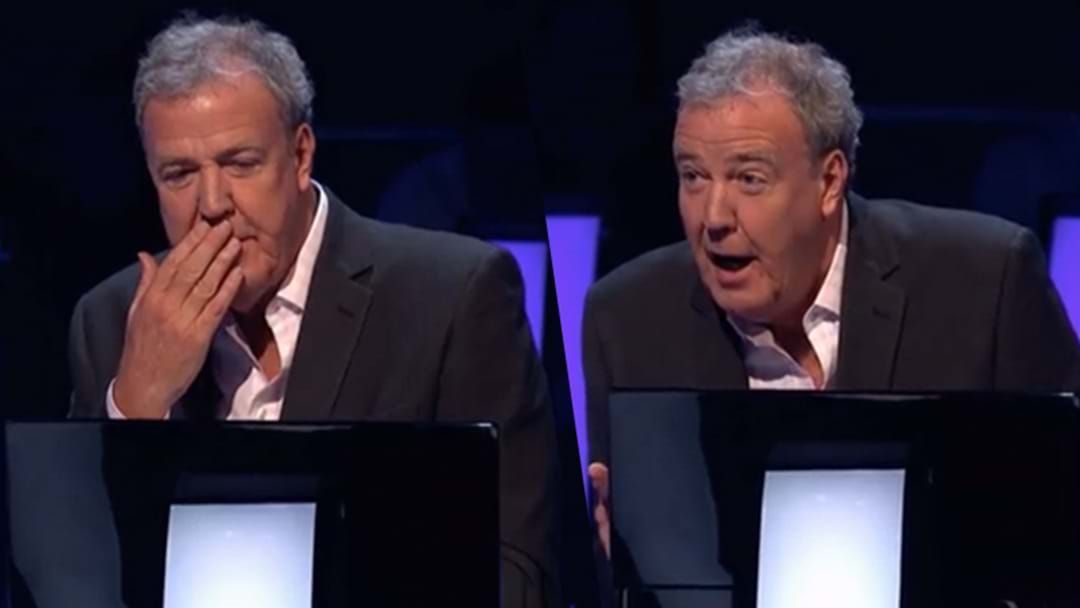 Article heading image for Jeremy Clarkson Makes Embarrassingly Huge Mistake While Hosting 'Millionaire'