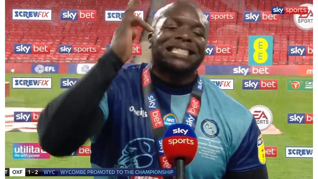 Article heading image for "WAIT!! People in the back didn't hear me!" This Footballer Just Dropped The Best Post-Game Interview Of All Time