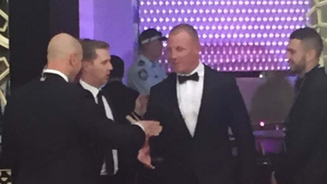 Article heading image for Luke Lewis' Embarrassing Dally M Red Carpet Entrance