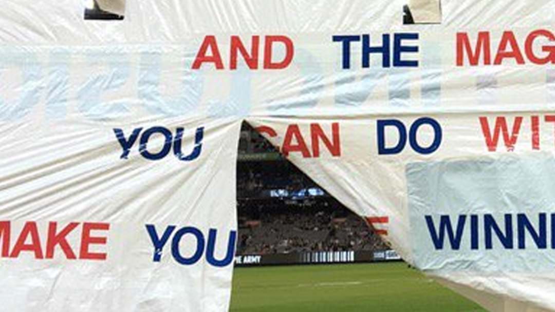 Article heading image for The First Western Bulldogs Banner Of The Year Is An Absolute Cracker