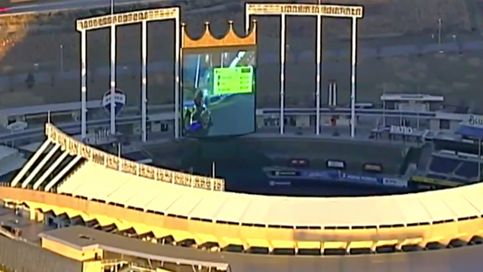 News Chopper Busts Staff Playing Mario Kart On Stadium Big Screen