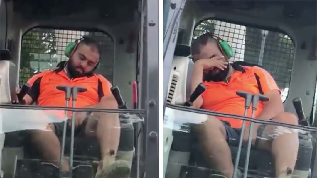 Article heading image for Tradie Busted Having A Nana Nap On Western Sydney Construction Site 