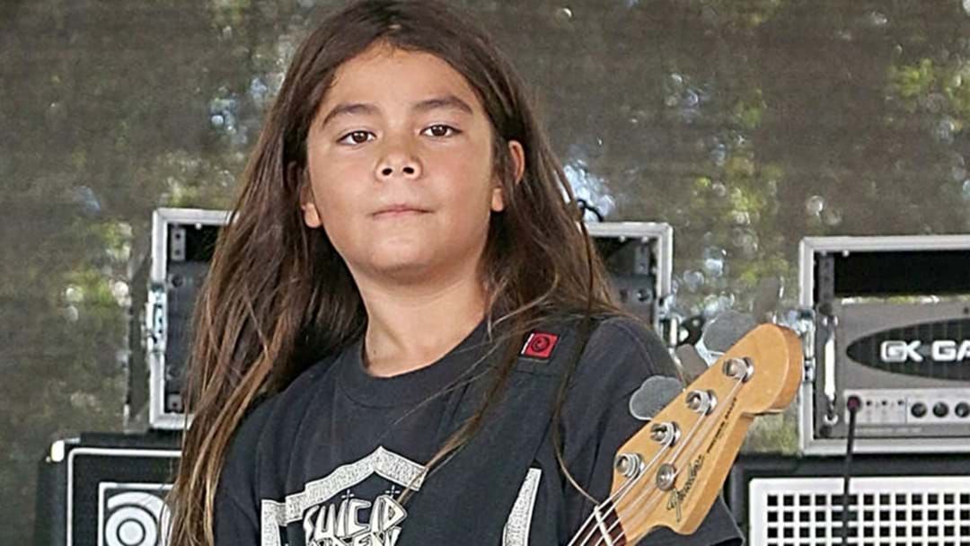 Article heading image for 12-Year-Old Son Of Metallica Bassist Robert Trujillo Joins Korn Live On Stage.. And He Smashed It