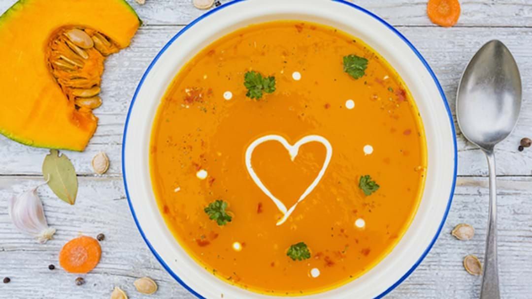 Article heading image for This Pumpkin Soup Recipe Is The Perfect Winter Warmer