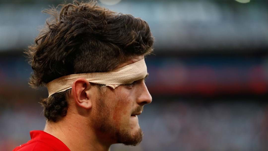 Article heading image for Angus Brayshaw Suffers Head Knock In VFL Return