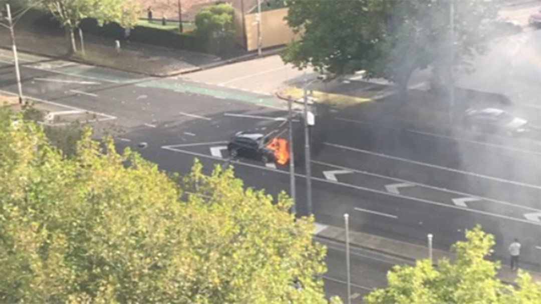 Article heading image for Car Catches Fire On St Kilda Road 
