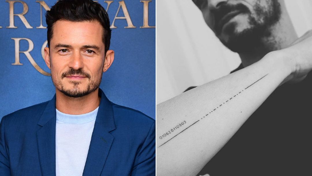 Article heading image for Orlando Bloom Got A Tattoo Of His Son's Name...Except Apparently It's Spelt Wrong