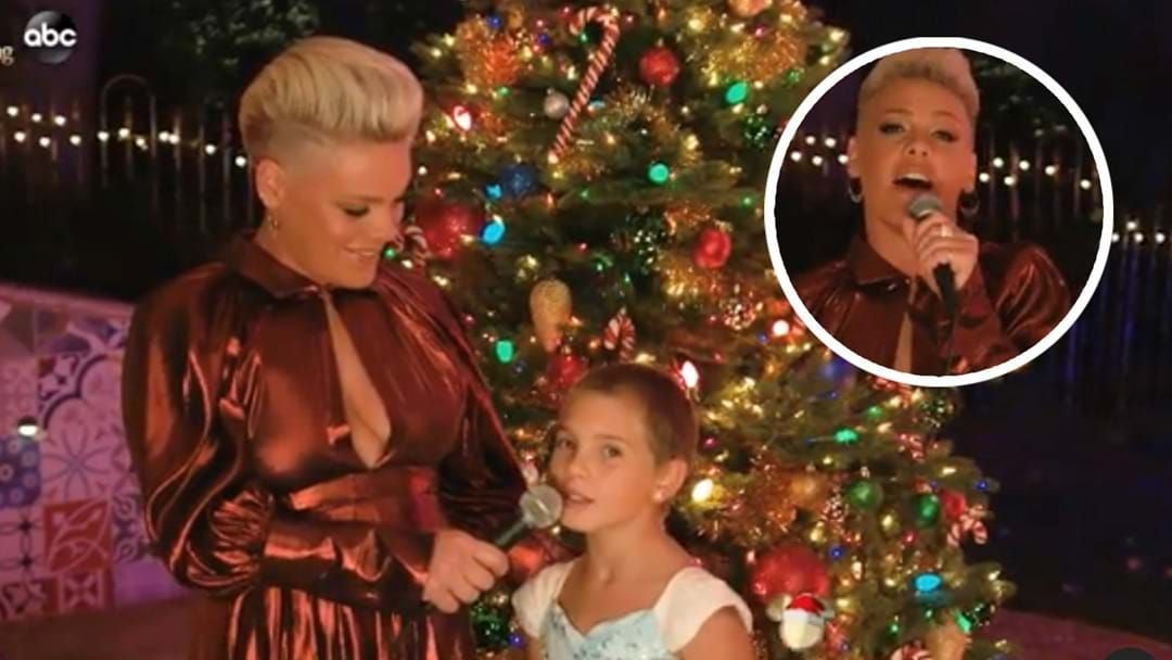 Article heading image for P!nk's Daughter Willow Debuts STUNNING Voice In Christmas Special