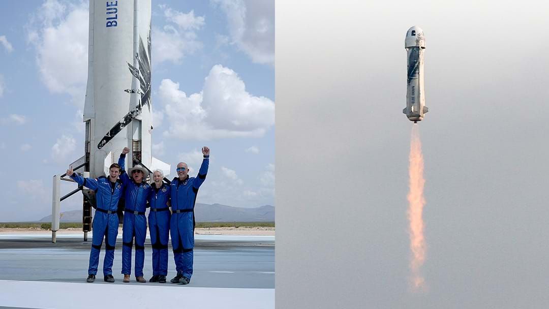 Article heading image for Everything You Need To Know About The Jeff Bezos Blue Origin Space Flight