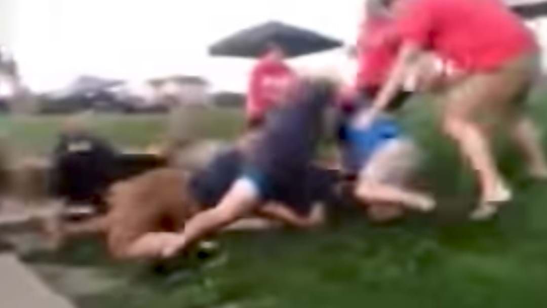 Article heading image for Highly Disturbing Footage Of An All-In Brawl From A Kids' Softball Game