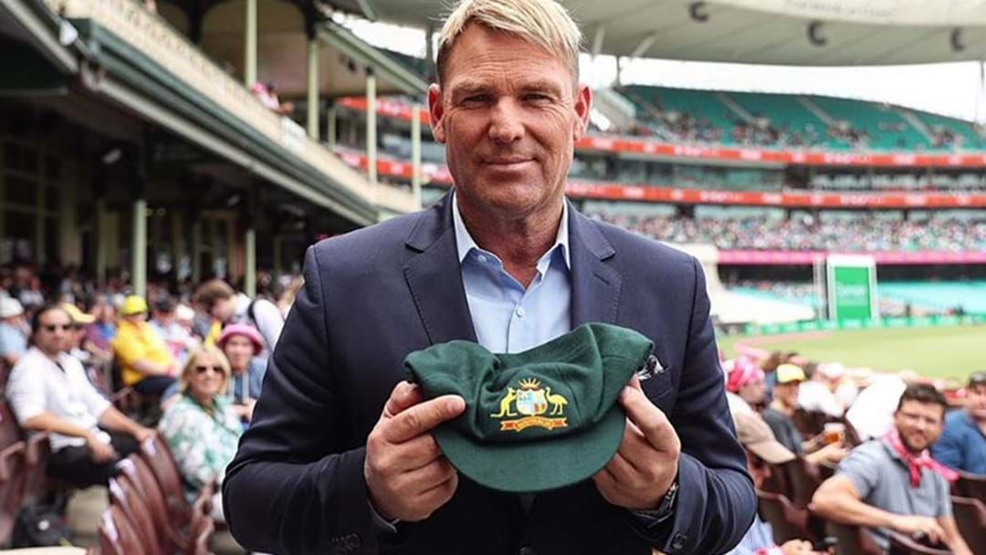 Article heading image for Shane Warne’s Baggy Green Sells For Over $1 MILLION At Auction