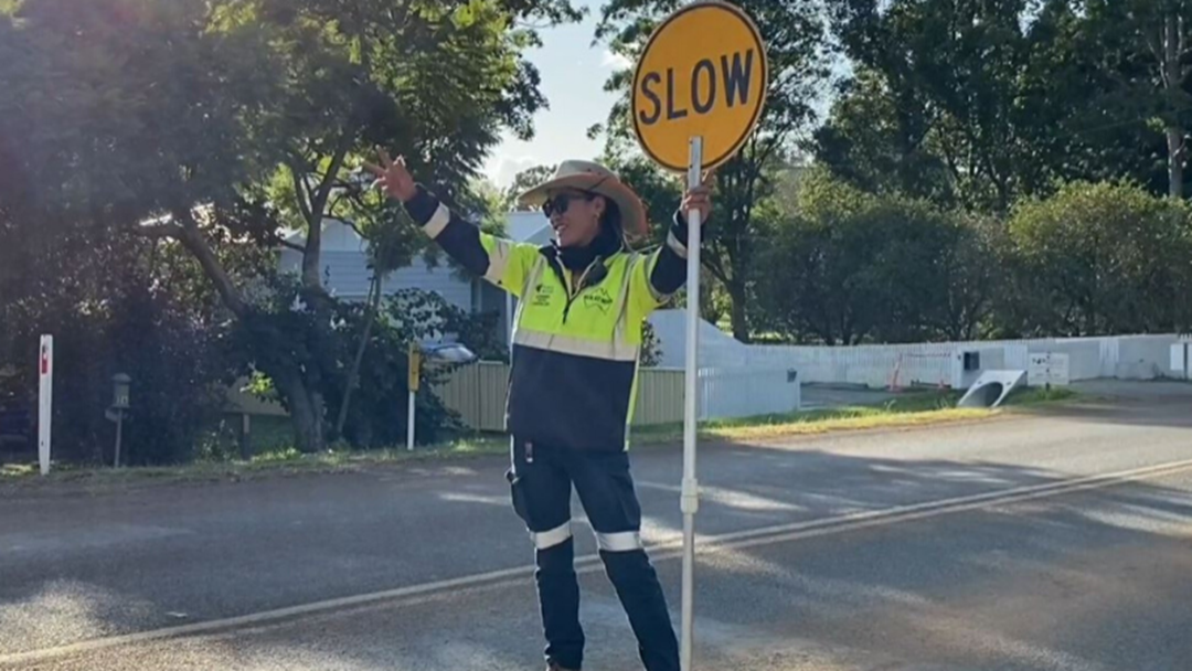 Article heading image for It's Been A Big Week For Krystal, The Happiest Traffic Controller On The Mid North Coast!