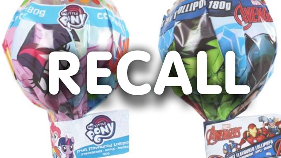 Article heading image for Nationwide Recall Issued Over Metal Found In Lollipops