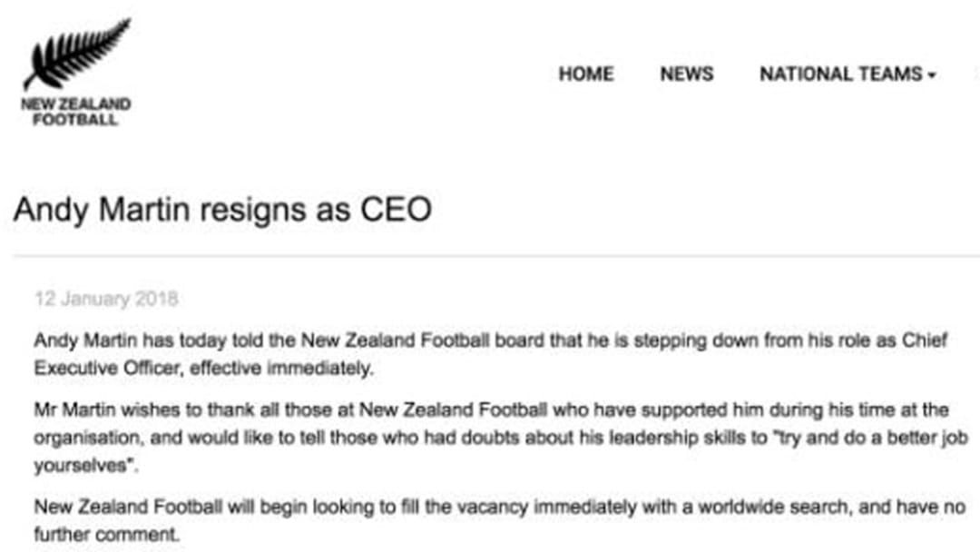 Article heading image for Someone Hacked The Official New Zealand Soccer Website And Sacked Their CEO
