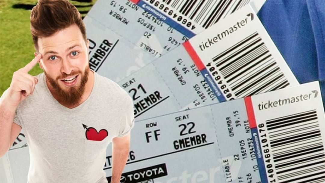 Article heading image for Ryan Has Figured Out How To Guarantee Yourself Great Tickets On Ticketek
