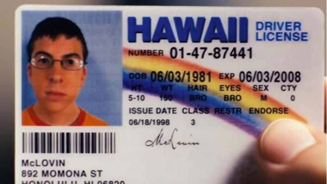 Article heading image for Underage Bloke Arrested After Buying Booze With 'McLovin' Fake ID