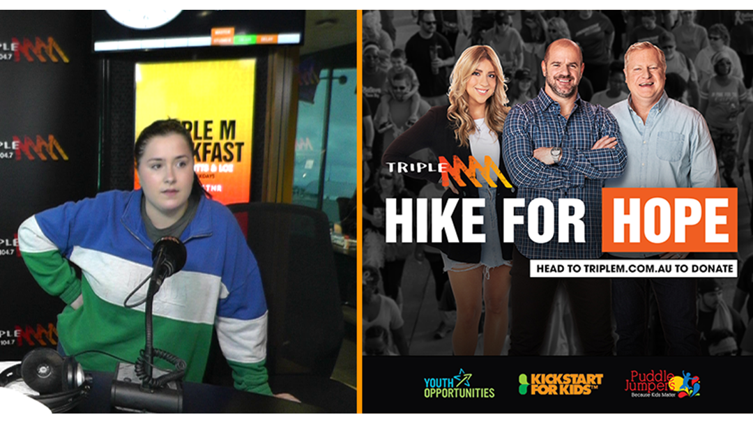 Article heading image for "With Puddle Jumpers You Find That Sense Of Safeness"  | Triple M's Hike For Hope