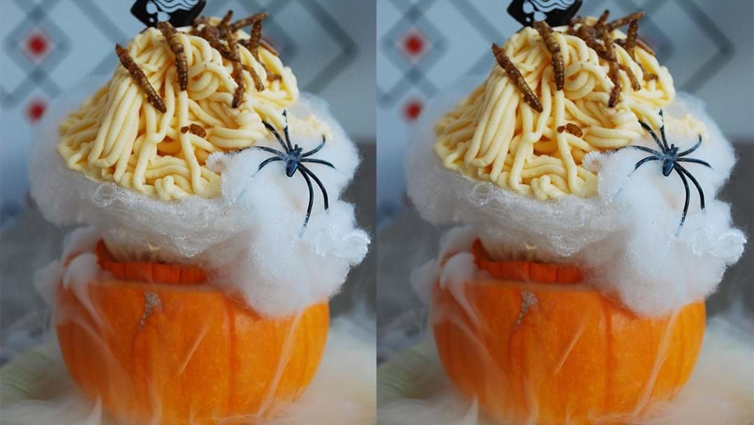 Article heading image for This Melbourne Dessert Bar Is Serving Up Gelato With Real Bugs For Halloween