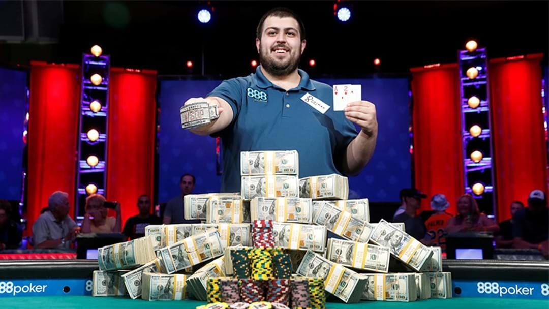 Article heading image for A Bloke Just Won The World Series Of Poker In His First Ever Tournament