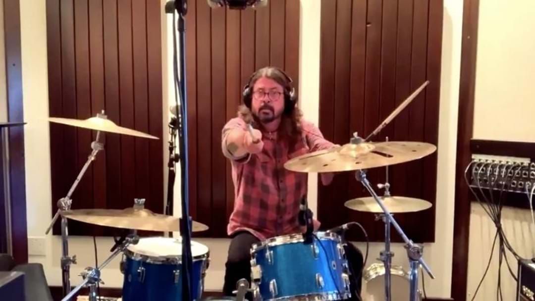 Article heading image for Dave Grohl Accepted A Drum-Off Challenge Against A Young Drummer & Super Fan 
