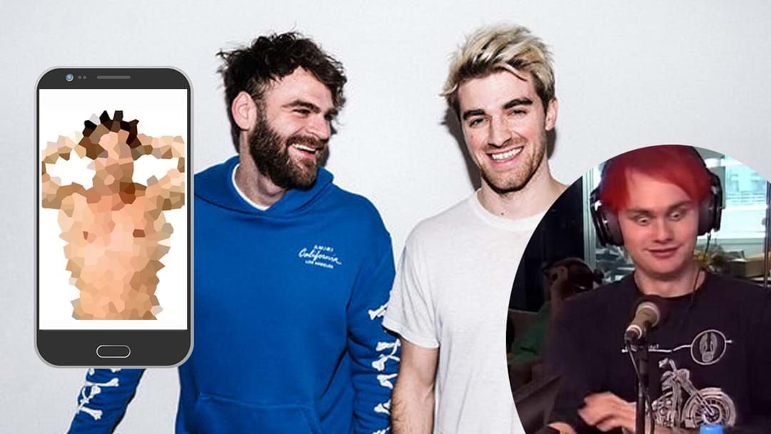 Article heading image for The Chainsmokers Reveal Their Groupchat With 5SOS Involves D**k Pics