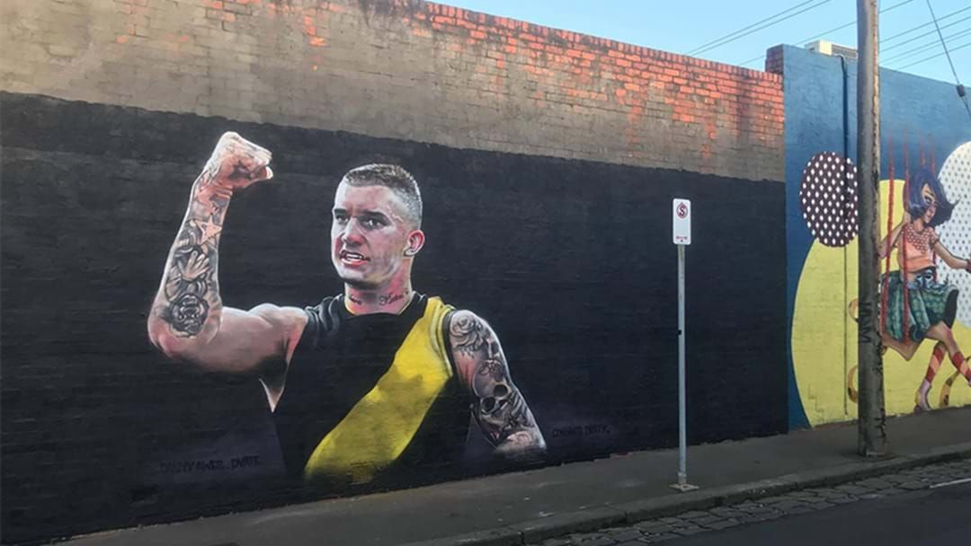 Article heading image for Dustin Martin Mural Emerges In Richmond
