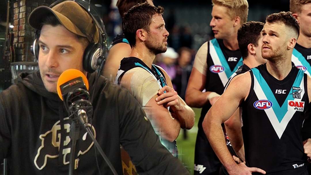 Article heading image for Joey Montagna: Port Adelaide Has "Missed Their Window"