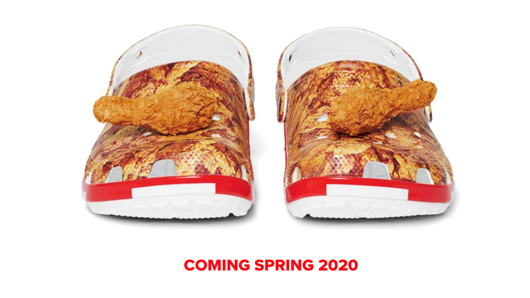 Article heading image for In Other Horrific News, Crocs Have Launched A Collaboration With KFC