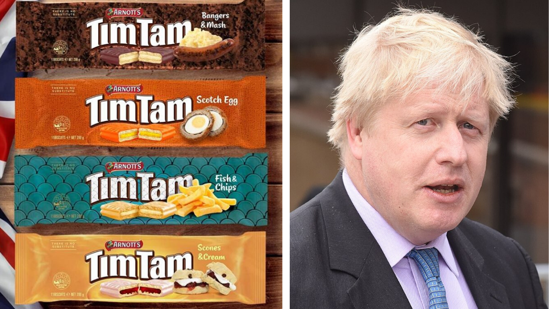 Article heading image for  Arnott’s Have Absolutely Trolled Boris Johnson
