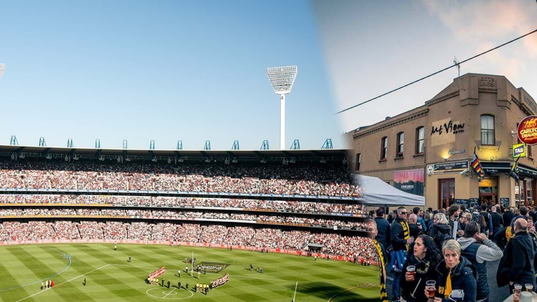 Article heading image for The Best Places To Watch The Grand Final If You Didn't Get A Ticket Like 3.9 Million People In Melbourne