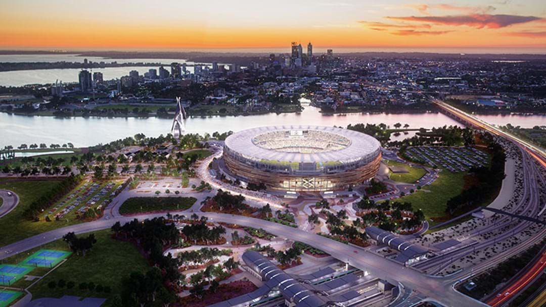 Article heading image for Government Responds To Rumours Perth's New Stadium Is Sinking