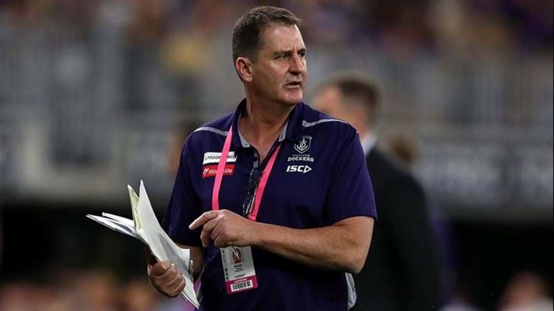 Article heading image for Ross Lyon Has Been Sacked As Fremantle Dockers Coach 